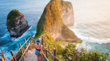 Guide Nusa Penida Obyek Wisata Destinasi Sunset di Kelingking Beach Nusa Penida Bali